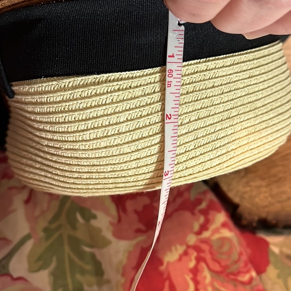 SUN N SAND Size OSFA Floppy Beach Garden Vacation Hat Grosgrain Ribbon Elegant - Picture 11 of 15